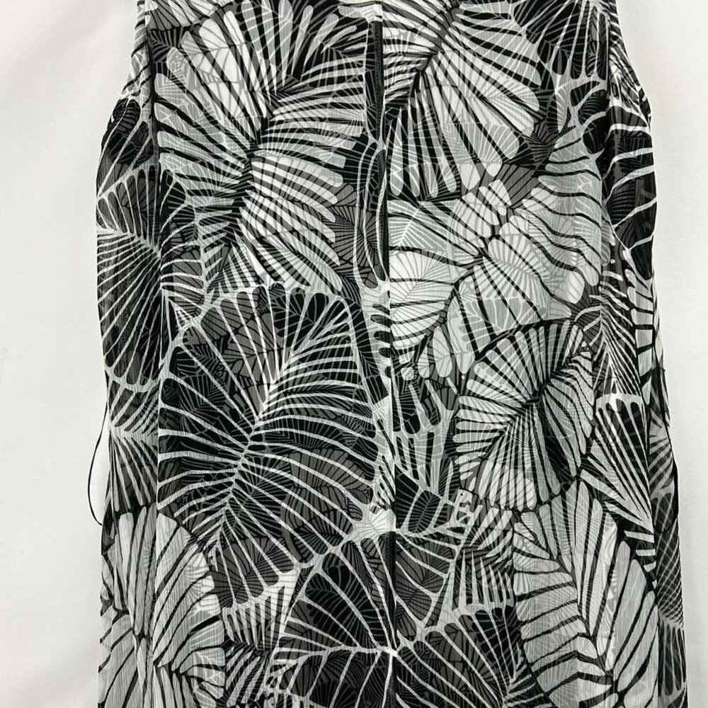NWT Soft Surroundings Women's 1X Miami Beach Maxi Dress Black/White - Picture 12 of 16